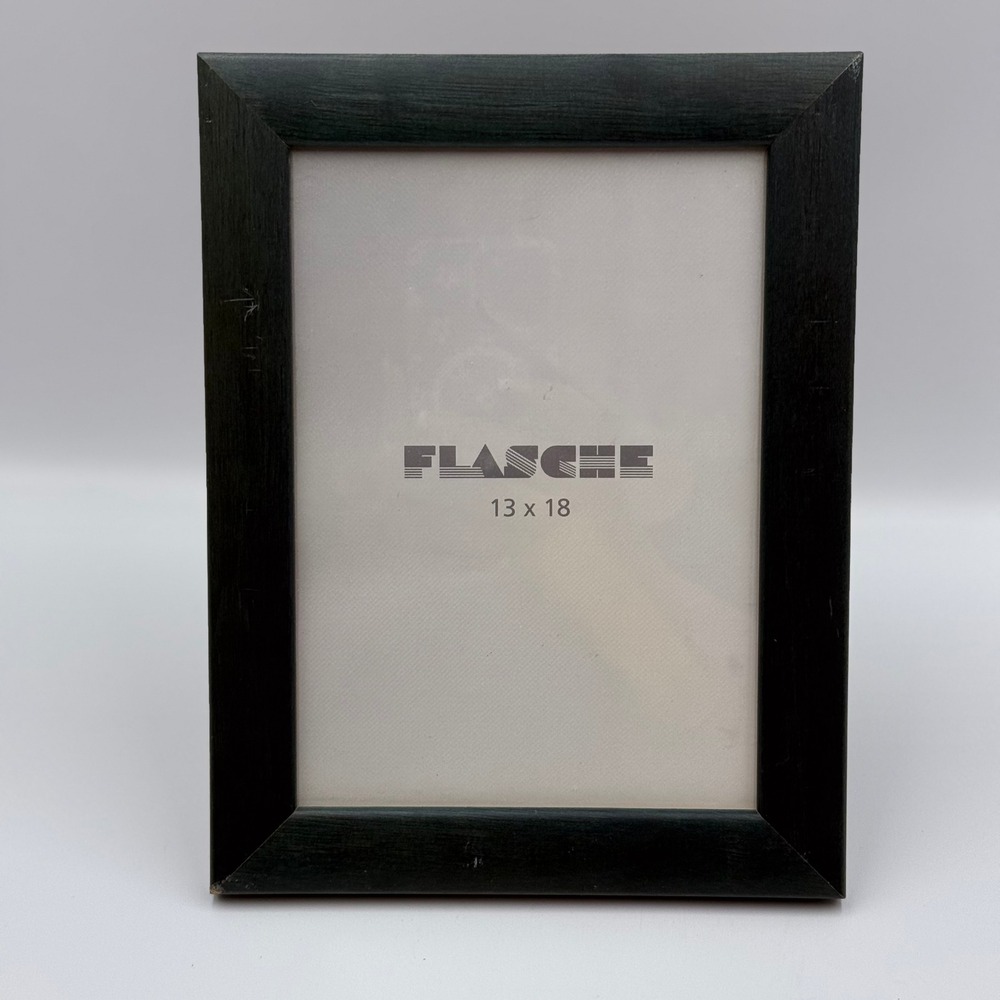 Flasche Dark Green Wood Picture Frame 13x18cm 5x7 Tabletop Wall Mount German
